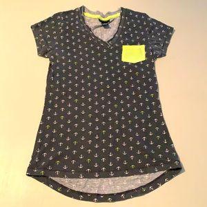 Small anchor shirt with pocket